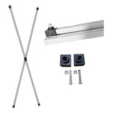 2 Peças Haste Barra 97cm Retangular Reparo Gazebo Mor 3x3
