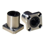 2 Peças Lmk8uu Rolamento Linear 8mm Com Flange Quadrada