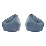 2 Pieces Waterproof Bean Bag Storage Bag