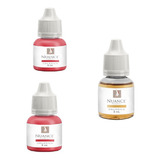 2 Pigmentos Nuance Micropigmentação + 1 Diluente