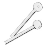 2 Pipe De Vidro 10,5cm Oil Oléos Dab Wax Médio Imediato Erva