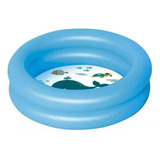 2 Piscina Inflável 28 Litros Mor Banheira Infantil Azul