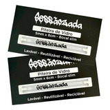 2 Piteiras De Vidro Sessãozada 5mm Longa Vidro Resistente