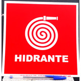 2 Placas De Sinalização - Hidrante