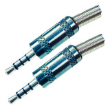 2 Plug P2 4 Polos Metal