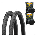 2 Pneu Aro 26 Bicicleta Praieiro Slick + 2 Camara Ar Pirelli
