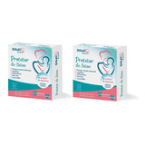 2 Protetores De Silicone Para Seios Sana Babies Amamentação 