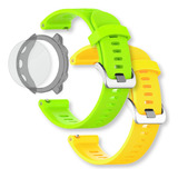 2 Pulseiras + 1 Capa Preta + 1 Película Para Garmin 245
