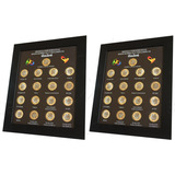 2 Quadro Porta Moedas Envio Imediato Imã Vidro Frete Gratis