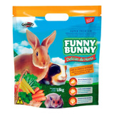 2 Ração Funny Bunny 1.8kg Coelho