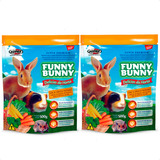 2 Ração Funny Bunny Delícias Da