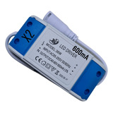 2 Reator Led Driver 36w/40-60v Plafon Embutir Sobrepor 600ma