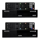 2 Receptores Nova Parabólica Elsys Satmax 5 Para Antena Ku