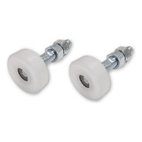 2 Roldanas Guia Superior P/ Portão Deslizante 40mm Aço/nylon
