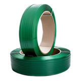 2 Rolos (kit) Fita Cinta De Arquear Pet Poliester Verde 19mm