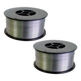 2 Rolos Arames Revestidos S/ Gás 0,8mm Total 2 Kg V8 Brasil
