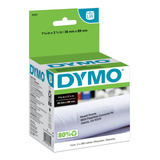2 Rolos De Etiqueta 30321 Dymo Labelwriter 36x89mm Com Chip