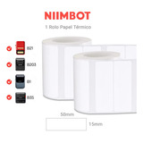2 Rolos Etiqueta Niimbot B1/b21 50x15mm