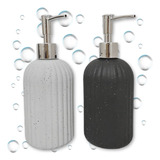 2 Saboneteira Dispenser Porta Sabonete Líquido Luxo Banheiro