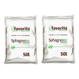 2 Sacas Substrato Sphagnotec Turfa 50% Perlita 50% = 100 Lts