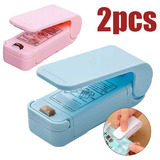 2 Seladores Manual P/plástico Portátil Lacrador Embalagem Bo