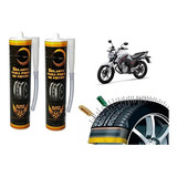 2 Selante Reparo Furo Pneu Câmara Moto Bike Bicicleta Titan