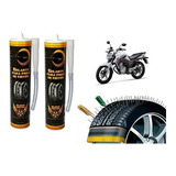 2 Selante Reparo Furo Pneu Câmara Moto Bike Bicicleta Titan
