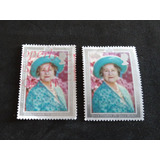 2 Selos Rainha Elizabeth Ii - Originais 1990 (inglaterra)
