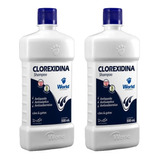 2 Shampoo Dugs Clorexidina Caes Gatos