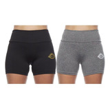 2 Shorts Gordinha Básico Caminhada Cós Largo Pronta Entrega
