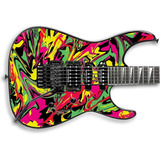 2 Skins Steve Vai Color Skin Adesivo Violao Guitarra Baixo