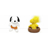 2 Snoopy E Woodstock Pelucia Peanuts Mc Donalds Coleção 2005
