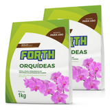 2 Substrato Orquidea Forth Mix Pinus Coco E Carvao 1kg Forth