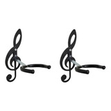 2 Suporte De Violão De Parede Violão ,baixo , Clave De Sol