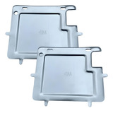 2 Suportes Reforço De Placa De Aço Moto Mercosul Protetor
