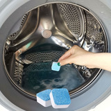 2 Tabletes Pastilhas Limpar Higienizar Máquina Lavar Roupas