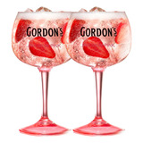 2 Taças De Gin Gordon's Pink