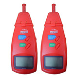 2 Tacômetro Digital Laser Medidor Rotação Td-813 Portátil