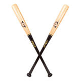 2 Tacos De Baseball Profissional 30 Em Madeira Envernizada