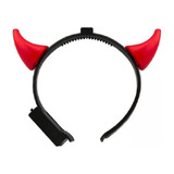 2 Tiaras Chifre De Diabinha Com Led Que Acende Halloween