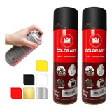2 Tinta Spray Alta Temperatura Motor Escapamento Forno 600º