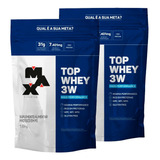 2 Top Whey 3w 1,8kg Max