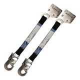 2 Trava Queda 12mm Deslizante Aço Inox Corda