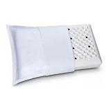 2 Travesseiros Terapeutico Magnético Infravermelho 16 Cm Cor Branco