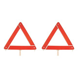 2 Triângulos Sinalização Segurança Atenção Carro
