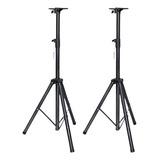 2 Tripé Suporte Pedestal Caixa Som Acústica Profissional