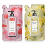 2 Un Refil Instance Baunilha E Frutas Vermelhas 350ml Eudora