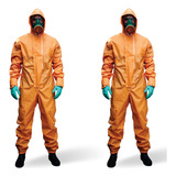 2 Und Macacão Proteção Química Epi Limpeza Industrial Ac707