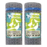2 Und Tela Galinheiro Malha 2 1.80 X 50 Mts Fio 23 - Morlan
