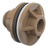 2 Uni Adaptador Flange Soldável P/ Caixa D'água 25mm - Tigre